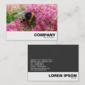 Bumble Bee op sedum Visitekaartje (Voorkant / Achterkant)