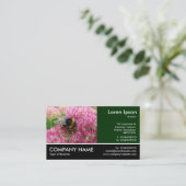 Bumble Bee op sedum Visitekaartje (Staand voorkant)