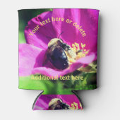 Bumble bee op ventilator Natuur op maat Blikjeskoeler (Voorkant)