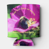 Bumble bee op ventilator Natuur op maat Blikjeskoeler (Achterkant)