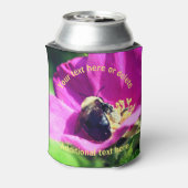 Bumble bee op ventilator Natuur op maat Blikjeskoeler (Blikje Achterkant)