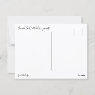Bumble Bee op Wild Bergamot Briefkaart