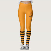 Bumble Bee orange Leggings (Voorkant)