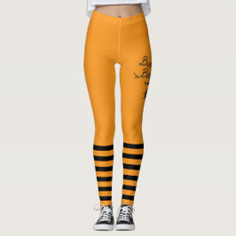 Bumble Bee orange Leggings