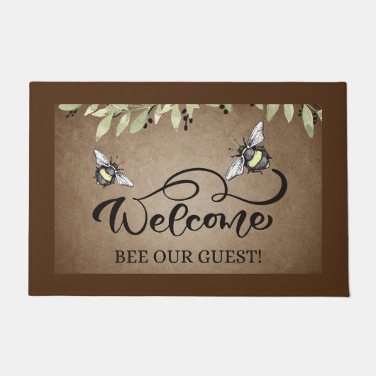 Bumble "Bee" Our Guest Doormat Deurmat (Voorkant)