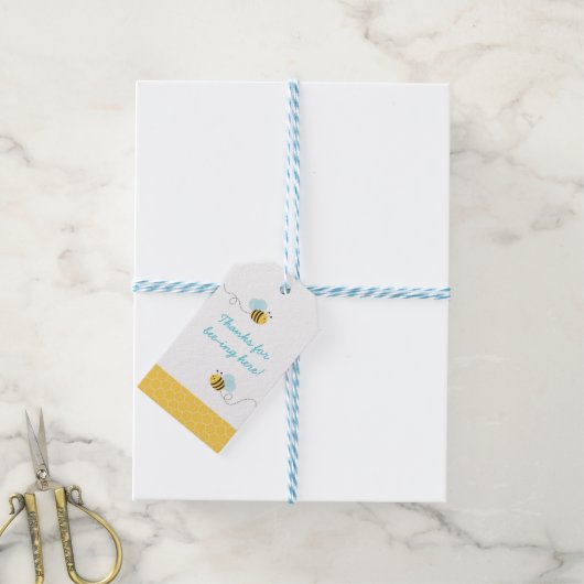 Bumble Bee Party Favor Cadeaulabel (Met Touw)