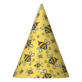 Bumble Bee Pattern Feesthoedjes (Links)