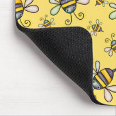 Bumble Bee Pattern Muismat (Hoek)