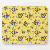 Bumble Bee Pattern Muismat (Voorkant)