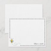 Bumble bee Personated Note Card Notitiekaartje (Voorkant / Achterkant)