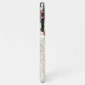  Bumble Bee Pink Floral iPhone Hoesje (Linkerkant)