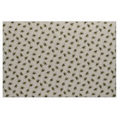 Bumble Bee Print Fabric - Natural Stof (Yard (91,4 cm))