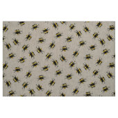 Bumble Bee Print Fabric - Natural Stof (Fat Quarter)