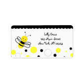 Bumble bee Return Address Labels (Voorkant)