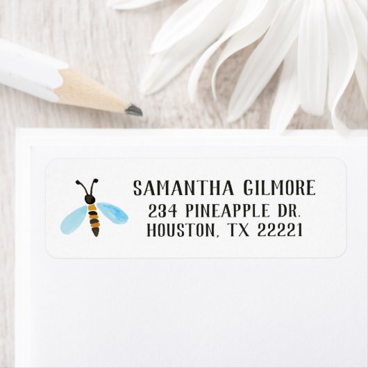 Bumble bee Return Address Labels (Insitu)