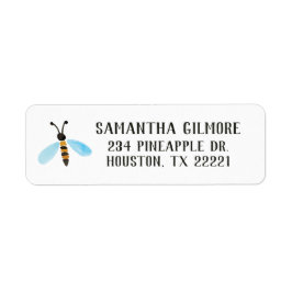 Bumble bee Return Address Labels
