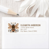 Bumble bee Return Address Labels (Insitu)