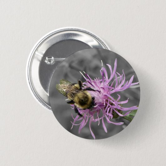 Bumble Bee Ronde Button 5,7 Cm (Voorkant /achterkant)