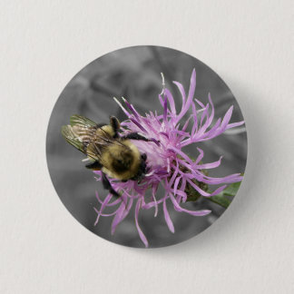 Bumble Bee Ronde Button 5,7 Cm