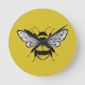 Bumble Bee Ronde Klok (Voorkant)
