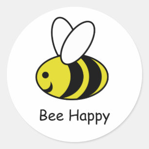 Bumble Bee Ronde Sticker