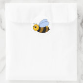 Bumble Bee Ronde Sticker (Tas)