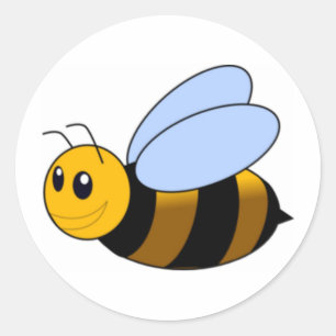 Bumble Bee Ronde Sticker