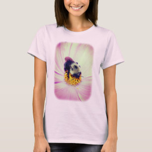 Bumble bee roze ventilator Natuur T-shirt
