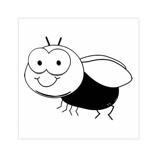 Bumble Bee Rubberstempel (Afrduk)