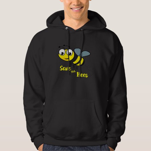 Bumble Bee Schattigee imker zoemende bijenteelt Hoodie (Voorkant)