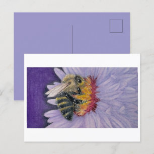 Bumble Bee Sketch Print Briefkaart