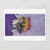 Bumble Bee Sketch Print Briefkaart (Voorkant)