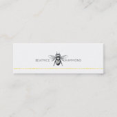 Bumble Bee Skinny Profile Mini Visitekaartje (Voorkant)