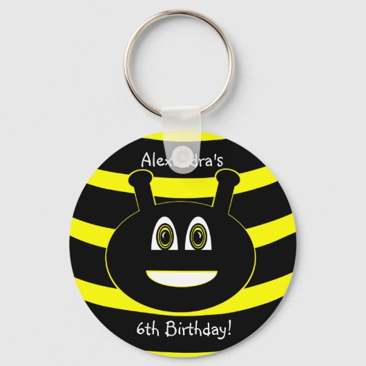 Bumble Bee Sleutelhanger Party Favors Souvenirs (Voorkant)