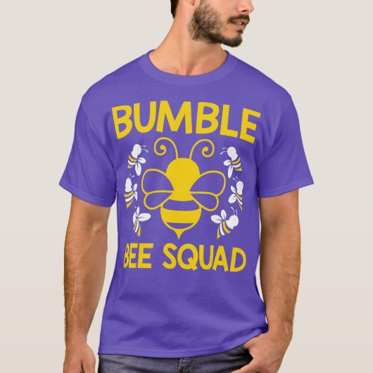 Bumble Bee Squad Bumblebee Team Group Familie T-shirt (Voorkant)