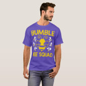 Bumble Bee Squad Bumblebee Team Group Familie T-shirt (Voorkant volledig)