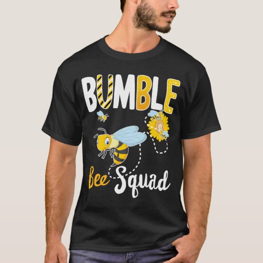 Bumble Bee Squad, Bumblebee Team Group, Schattige  T-shirt (Voorkant)
