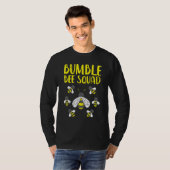 Bumble Bee Squad Funny Bumblebee Friends Team Mann T-shirt (Voorkant volledig)