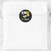 Bumble Bee Squad Team Familie Imker Dankbaar Ronde Sticker (Tas)
