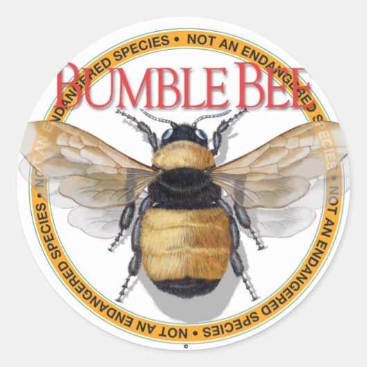 Bumble Bee Sticker (Voorkant)
