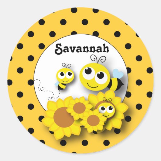 Bumble Bee Sticker (Voorkant)