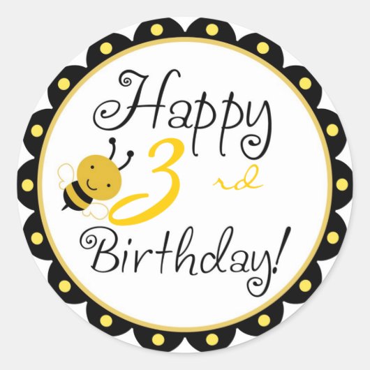 Bumble Bee Sticker HBR3 (Voorkant)