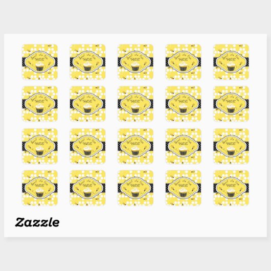 Bumble Bee Sticker HBSQ 2 (Vel)