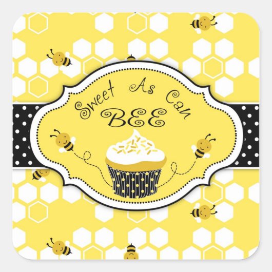 Bumble Bee Sticker HBSQ 2 (Voorkant)