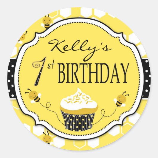 Bumble Bee Sticker R1 (Voorkant)