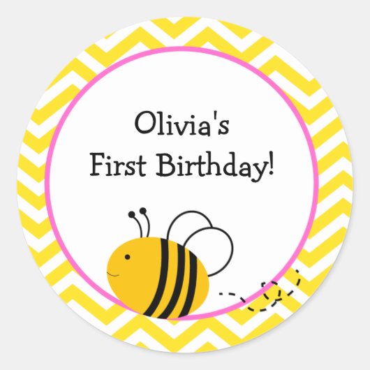 Bumble Bee Stickers (Voorkant)