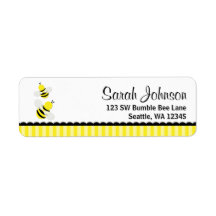 Bumble Bee Striped Retouradres
