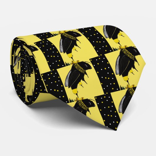 Bumble Bee Stropdas (Opgerold)