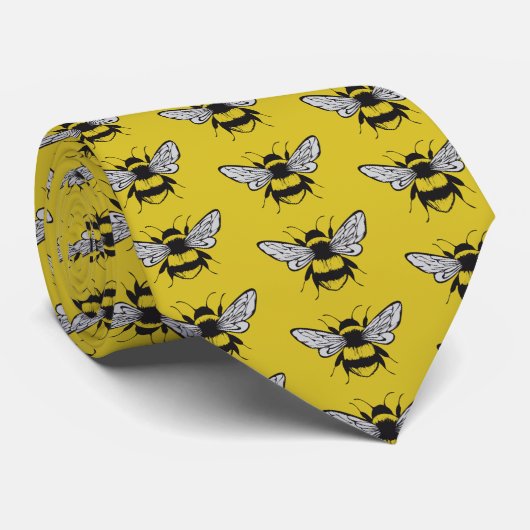 Bumble Bee Stropdas (Opgerold)