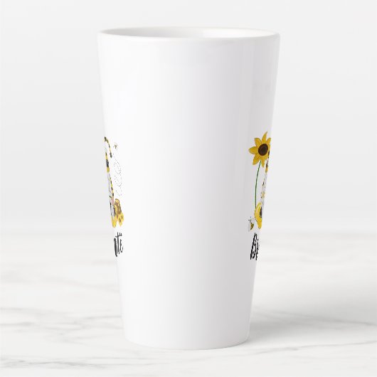 Bumble Bee Sunflower Persoonlijke Mok gnome (Voorkant)